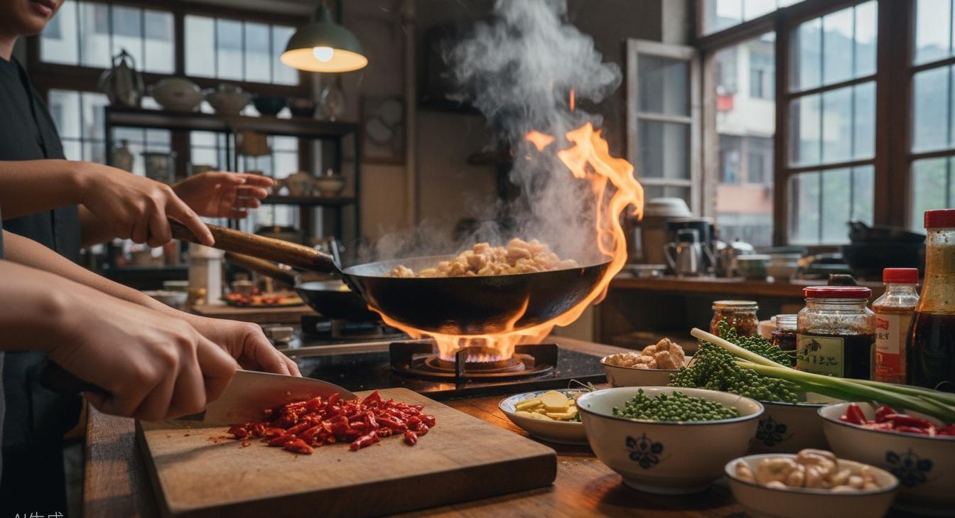 Sichuan Cooking — wok flames, fresh chilies, and flavors you will not forget