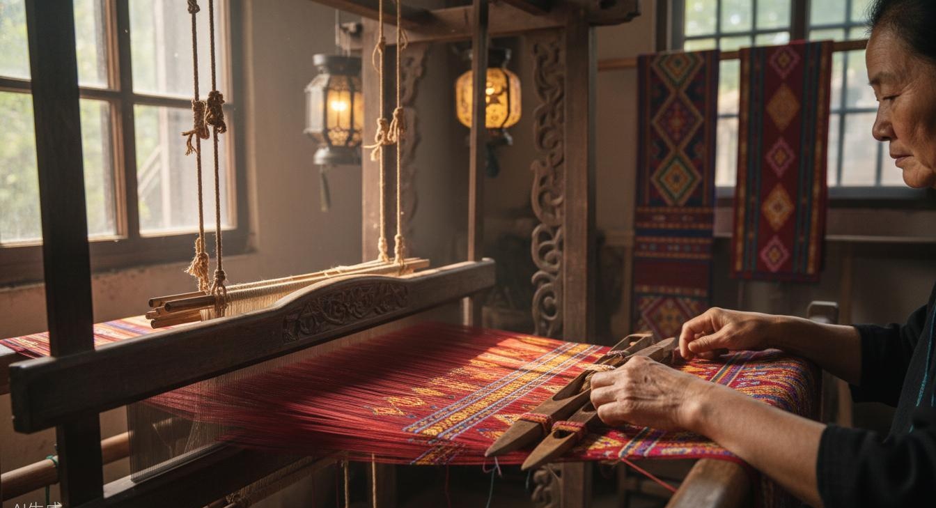 Xilankapu Weaving — hands on an ancient loom, threading stories into fabric