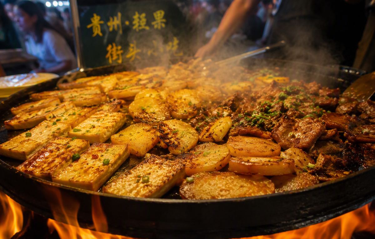 Luoguo griddle night snacks